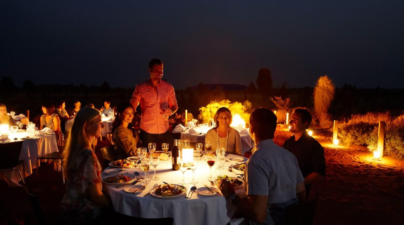 Uluru Sounds of Silence dinner (three-course buffet)|Pick-up & drop-off at the hotel