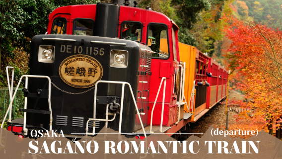 SAGANO ROMANTIC TRAIN and KYOTO Day Tour