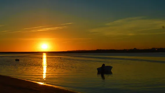 Ria Formosa & Islands: Sunset Tour from Olhão