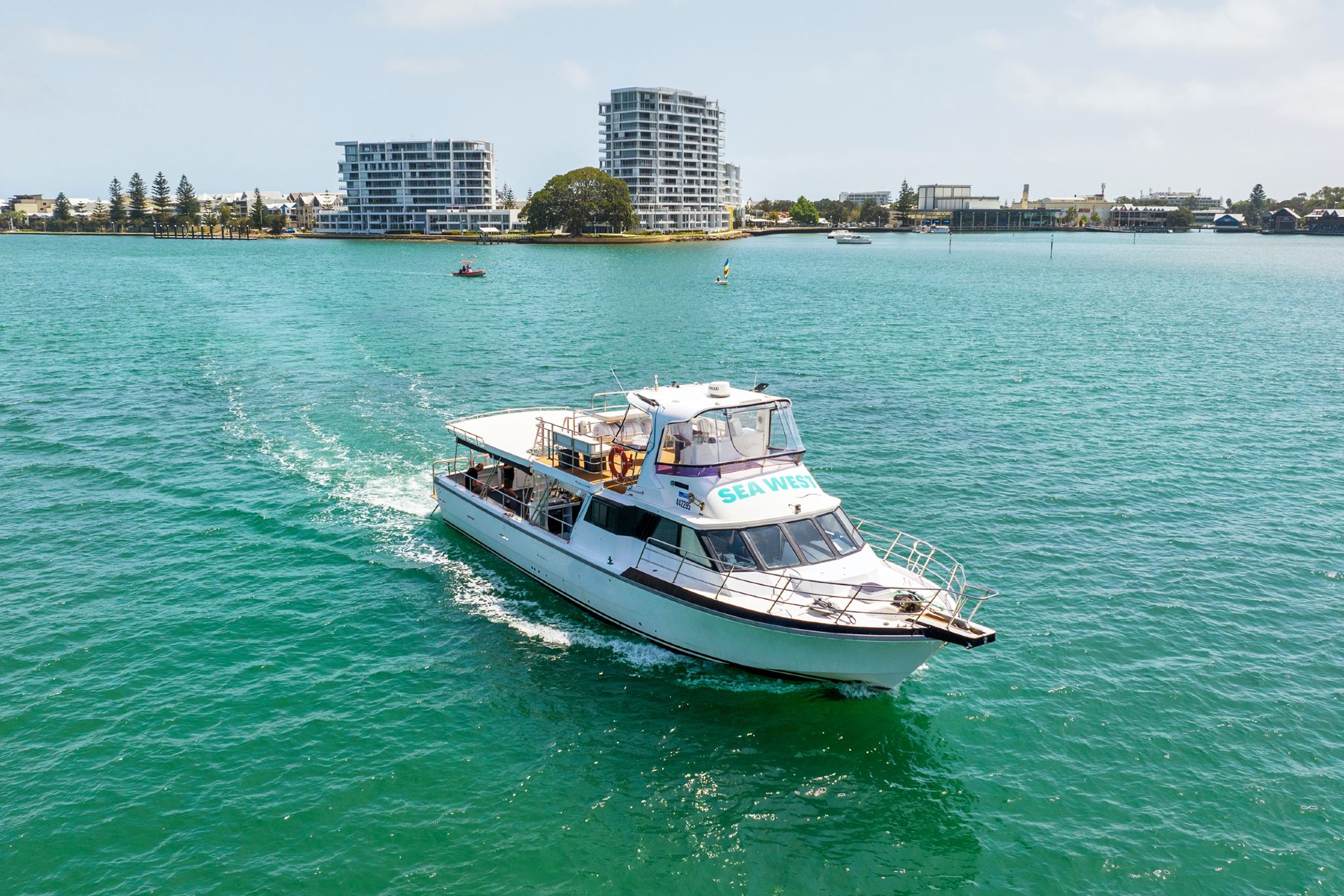 Mandurah Cruises seafood and lobster boat in Western Australia (includes 8-course lunch + drinks)
