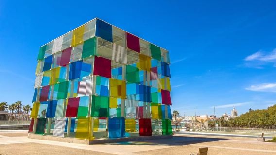 Malaga: Centre Pompidou Malaga Ticket und Stadt-Audioguide
