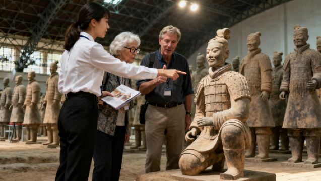 Private guide in Chinese/English/Japanese at Emperor Qinshihuang's Mausoleum Site Museum (tickets not included)