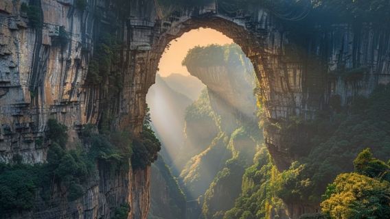 Tre ponti naturali di Chongqing Wulong + Gola di Longshuixia + Galleria di Wujiang|Piccolo gruppo di 2-8 persone