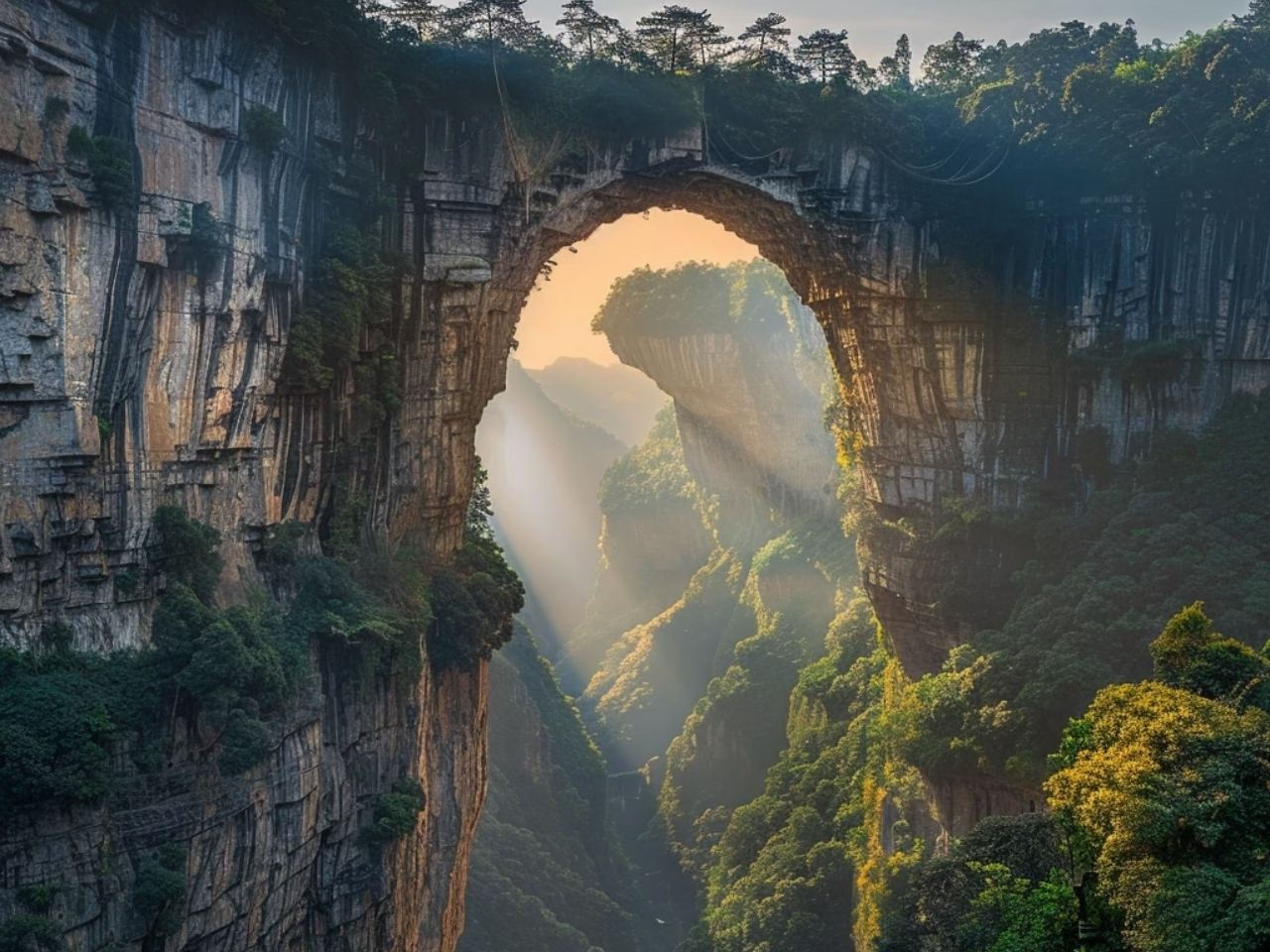 Chongqing Three Natural Bridges + Longshuixia Fissure Gorge + Wujiang Gallery|2–8 people group|Optional English