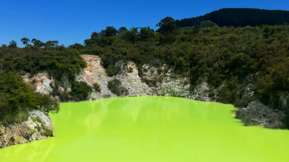 紐西蘭奧克蘭出發:藍泉-地熱公園-胡卡瀑布-陶波湖包車一日遊