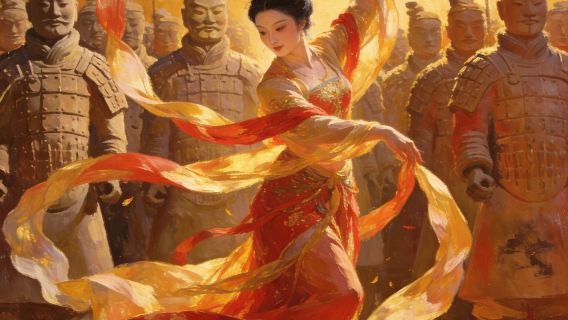 พิพิธภัณฑ์สุสานจิ๋นซีฮ่องเต้ + การแสดงเต้นรำและดนตรี (เลือกได้ระหว่าง "ความรักชั่วนิรันดร์" / "ตำนานระฆังอูฐ") ทัวร์ 1 วัน