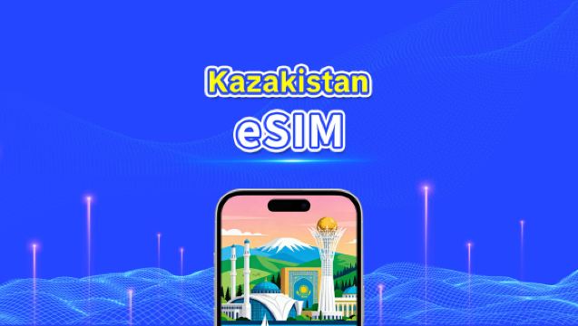 Kazakistan eSIM | 4G | Yüksek Hızlı İnternet | Günlük Paket/Veri Paketi | 24 Saat | 1-30 Gün | QR Kodu