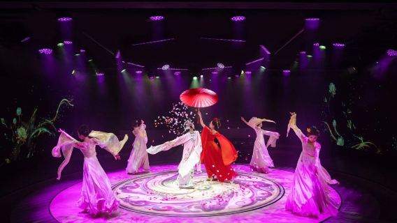 Shanghai shiyan · original 360° rotating seating palace banquet