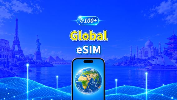 Küresel 5G/4G eSIM | Günlük Paket/Veri Paketi | 24 Saat İçinde Faturalandırma | 1-30 Gün | QR Kodu