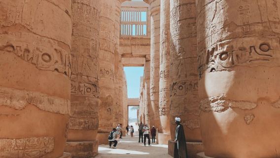 Half-day tour of Karnak Temple and Luxor Temple from Luxor, Egypt (including admission ticket and lunch).