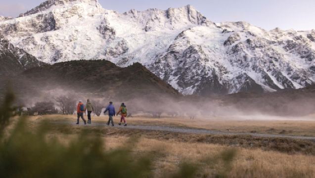 New Zealand Queenstown pergi-balik: Gunung Cook + Laluan Hooker Valley + Tasik Pukaki sewaan peribadi tersuai