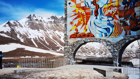 From Tbilisi to Kazbekistan, encounter the snow-capped mountain church and check in the same beautiful scenery as Lonely Planet