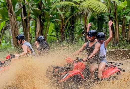Bali Ubud Off-road Kuber ATV Experience Ayung River Rafting Single and Double Riding