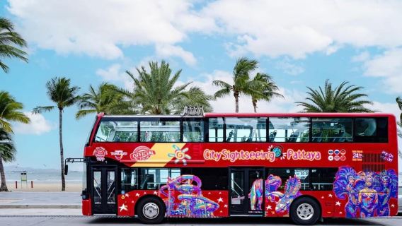 Hop-On Hop-Off-Bustouren und Nongnooch Pattaya Combo