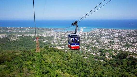 Tham quan thành phố Puerto Plata + Lên đỉnh cáp treo bằng xe điện