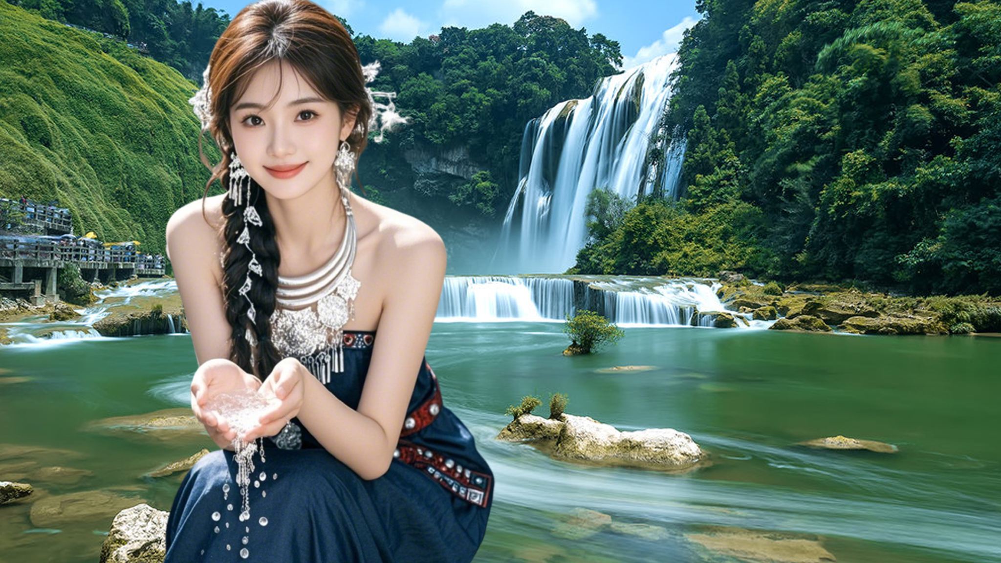 貴州黃果樹瀑布+青岩古鎮/龍宮一日遊（1單1團私家團）