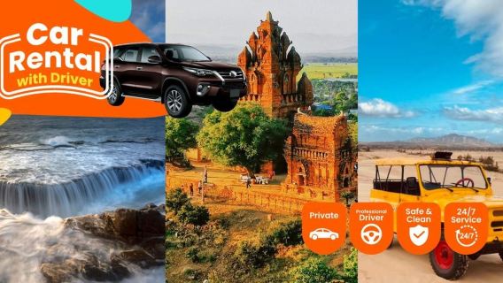 Thành phố Nha Trang Autoverhuur met chauffeur naar Da Lat, Mui Ne, Doc Let