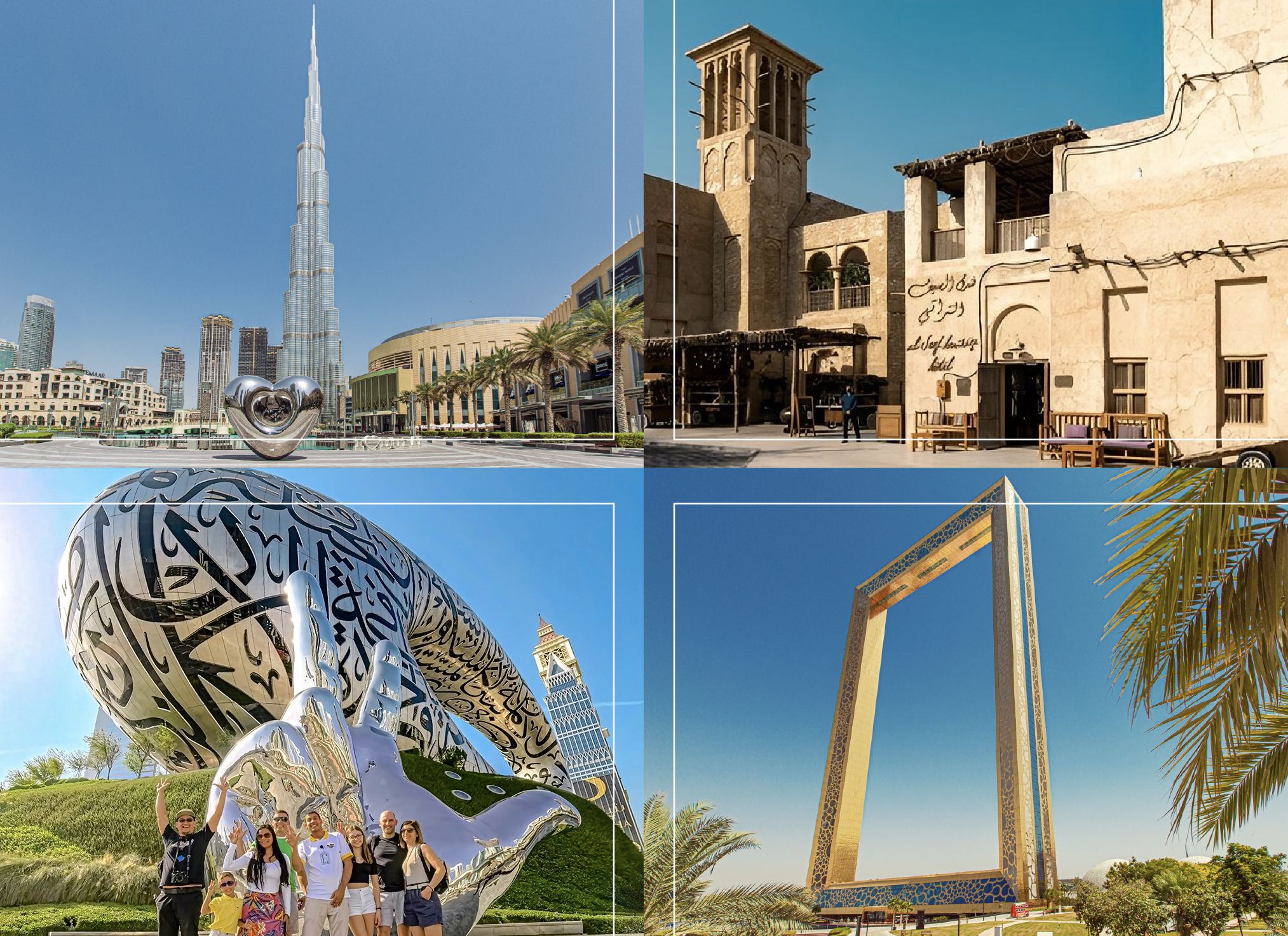 Dubai: Old Town Guided Tour with Abra Ride and Burj Khalifa
