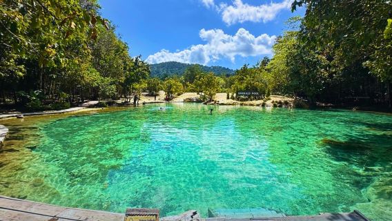 Krabi: Pengembaraan Hutan: Mendaki, Kolam Zamrud, Mata Air Panas