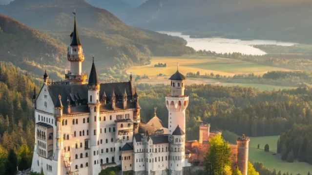 Lawatan Sehari Munich Laluan A: Istana Neuschwanstein + Istana Linderhof + Kampung Lukisan Oberammergau