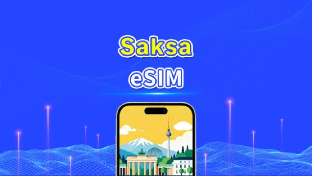Saksan eSIM | 5G/4G | päiväpaketti/datapaketti | 24 tuntia | 1-30 päivää | QR-koodi