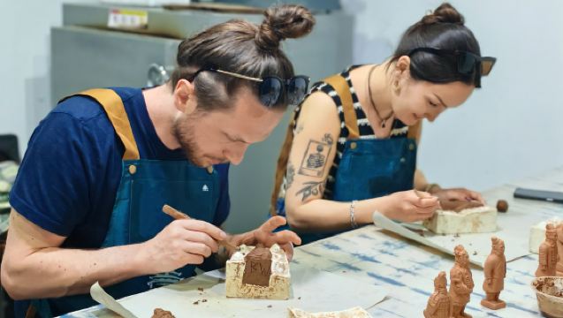 Make Your Own Mini Terracotta Warrior in Xi'an