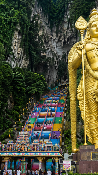 From KL: BatuCaves, KanchingFalls, EagleFeeding & Fireflies