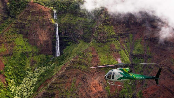 Hawaii, USA: Doświadczenie z lotu helikopterem nad wodospadami i dolinami wybrzeża Hamakua