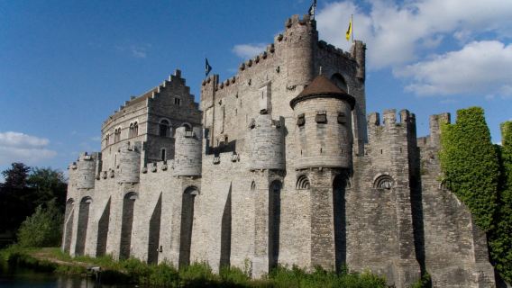 Brussels Belgium - Pusat bandar Gent + Menara loceng + Istana Count - Boleh disesuaikan tanpa risau