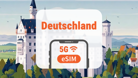 Deutschland 5G eSIM | Dual-Netzwerk • KI-Apps & TikTok | 1–30 Tage | QR-Code