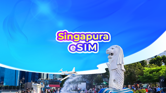 [Singapura] 4G eSIM | Tidak perlu penghantaran | Pemasangan satu klik | Caj 24 jam | Kod QR