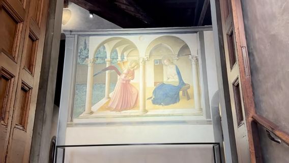 Admission ticket to the San Marco Museum in Florence, highly recommended by the renowned painter Chen Danqing!