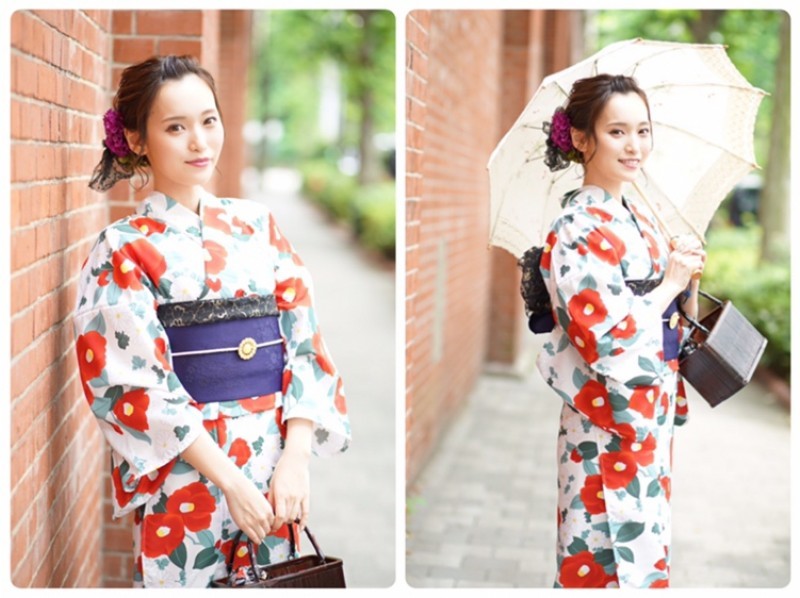 東京 新宿 ヘアセット付き 浴衣一式レンタル着付けプラン 雨の日は雨傘無料貸出しあり 新宿駅より徒歩１分 Trip Com
