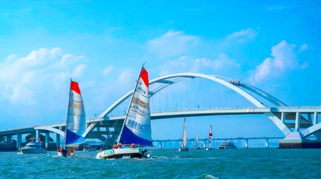 廈門五緣灣帆船出海體驗【官方出票+海上時長40-50分鐘+可以選擇香山帆船】