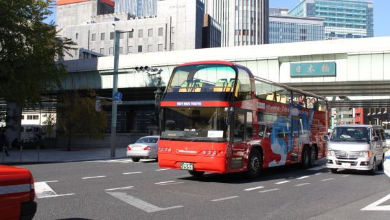 東京|SKY HOP BUS オープントップ乗り降り自由の観光バス 1日/2日券