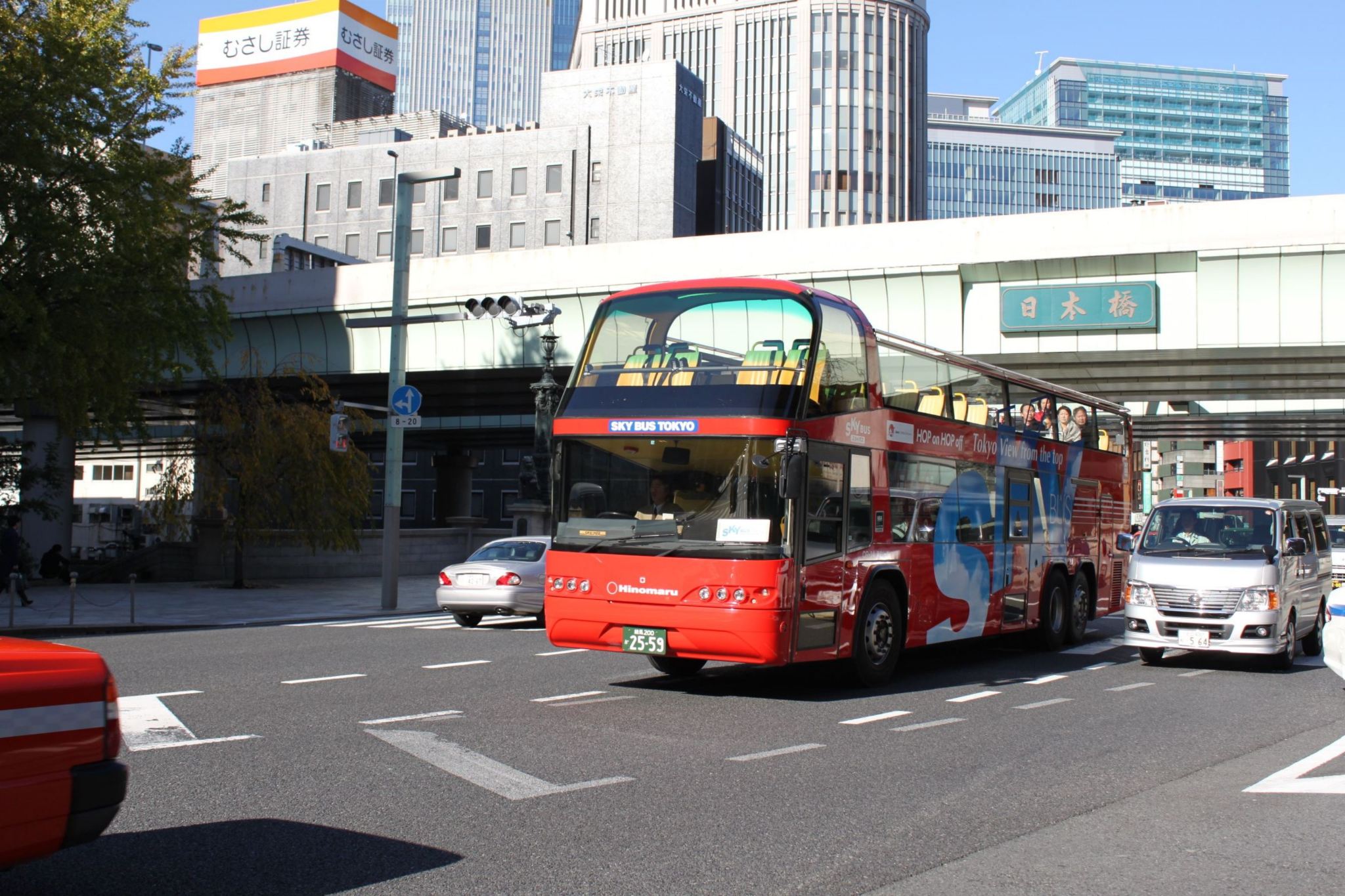 東京|SKY HOP BUS オープントップ乗り降り自由の観光バス 1日/2日券