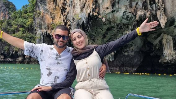 L'île de James Bond et Koh Yao Yai Canoe Speedboating one-day tour Yacht Marina Reception / Incluant les frais d'Ocean Park