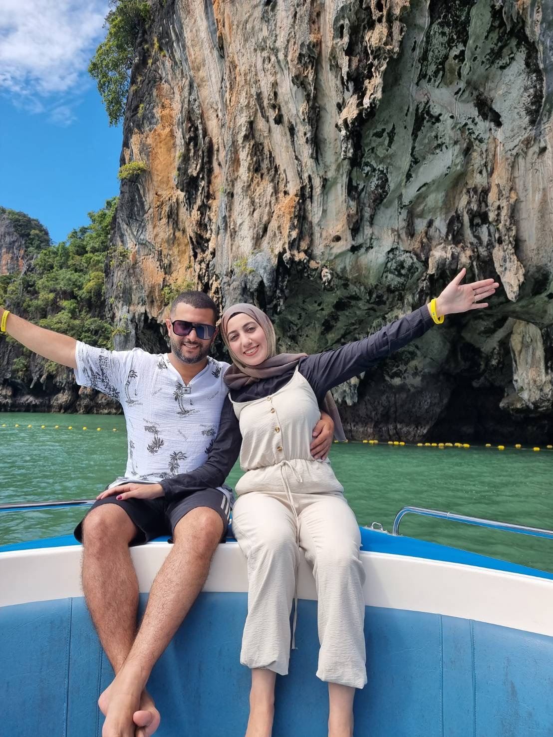 Thailandia Phang Nga Provincia Isola di James Bond e Koh Yao Yai Canoa Motoscafo Tour di un giorno Yacht Marina Reception / Inclusi i costi dell'Ocean Park