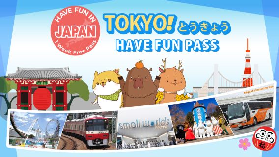 Spaß in Tokio Pass – 1 Woche kostenlos