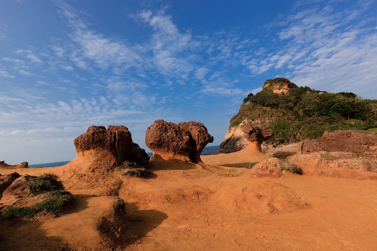 Partenza da Taipei: Vecchia Strada di Shifen/Cascata di Shifen/Parco Geologico di Yehliu