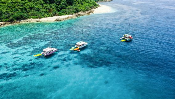 萬寧加井島·洲仔島-VIP帆船出海-珊瑚浮潛+摩托船+玻璃船