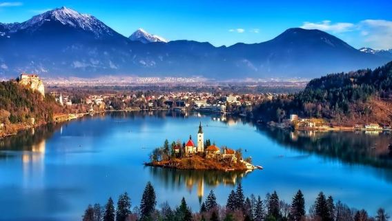 Ab Ljubljana: Ausflug zum Bleder See und zur Burg von Bled
