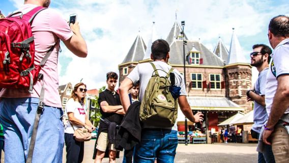 Amsterdam ganztägig: Wandern, Radfahren & Bootsfahrt mit Mittagessen