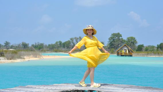 Excursion au mini-désert et au lac Bleu de Bintan avec séance photo, VTT, déjeuner de fruits de mer et option SPA