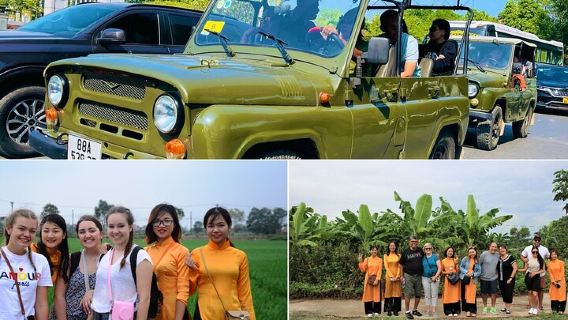 Tour xe Jeep Hà Nội do phụ nữ dẫn đầu: Tour xe Jeep thành phố Hà Nội nửa ngày