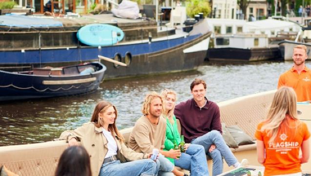 Amsterdam: Flagship Open Boat Canal Cruise