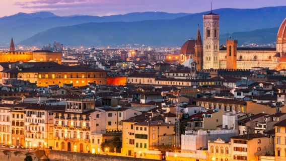 E-Bike Night Tour from Piazzale Michelangelo: Small Group