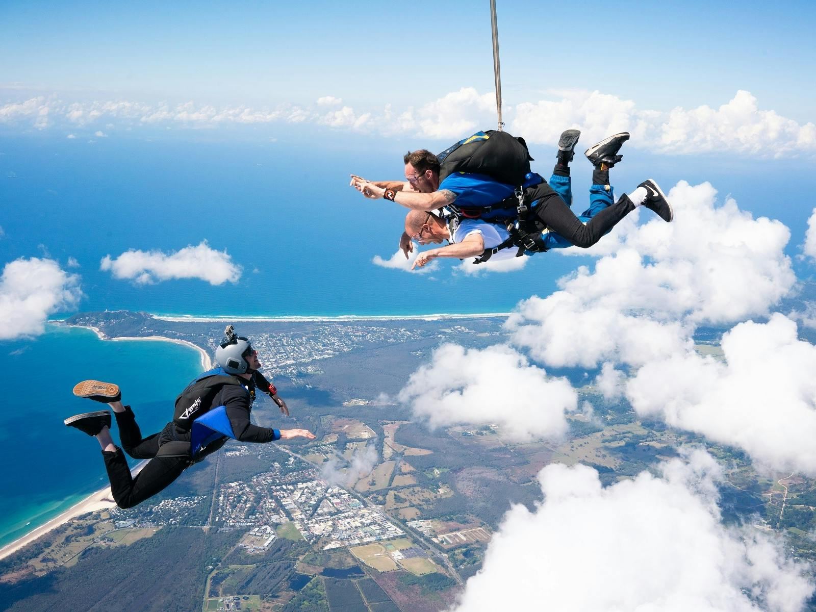 Australien Byron Bay Skydive Fallschirmspringen-Abenteuer [Optionale Fotos/Videos inklusive Transfer]