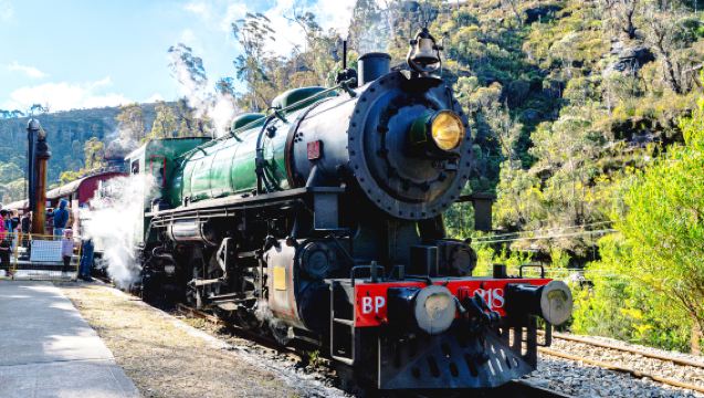 Blue Mountains Hightlights Tour | 90mins Heritage Zig Zag Steam Railway + Scenic World Three Cable Cars Experience