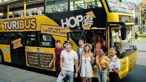 Stadtrundfahrt mit dem Open-Top-Bus durch Lima mit Santo Domingo, ab Larcomar